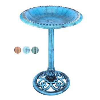 28 Inch Height Polyresin Birdbaths
