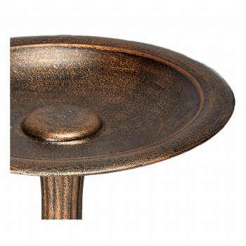 28 Inch Bird Bath Copper Color