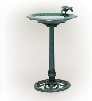Antique Flower Birdbath