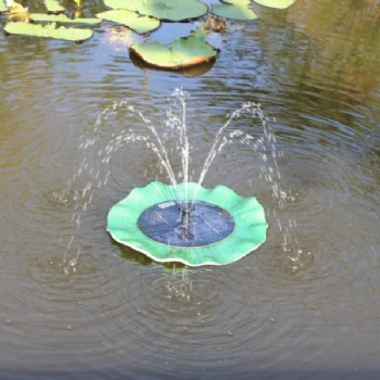 Floating Pond Or Lake Fountain Pump Solar Powered