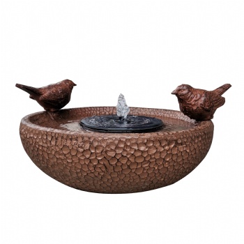 Outdoor Garden Solar Bird Bath