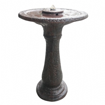 High Quality Garden Backyard Decorative Resin Solar Bird bath