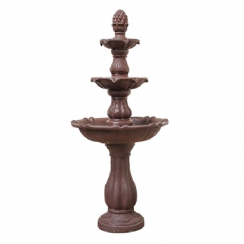 3-Tier Water Fountain ，Brown