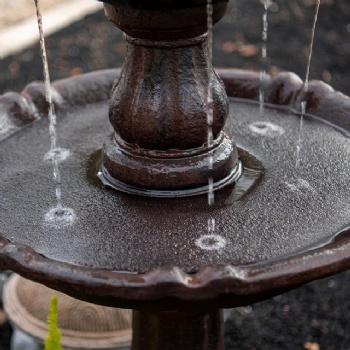 3-Tier Water Fountain ，Brown