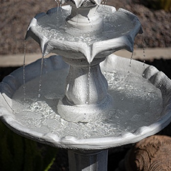 2-Tier Solar Water Fountain