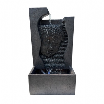Indoor Outdoor Zen Buddha Face Wall Water Fountain